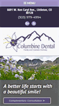 Mobile Screenshot of columbinedental.com